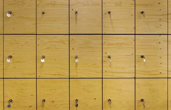 Wooden locker — Stock Photo, Image