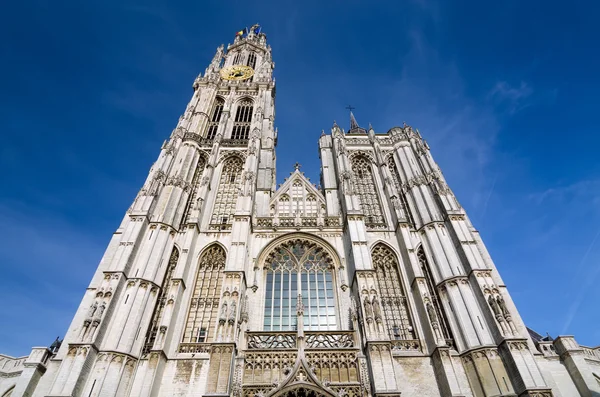 Catedral de Nossa Senhora em Antuérpia, Bélgica — Fotografia de Stock