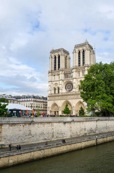 Kathedraal van notre dame in Parijs — Stockfoto