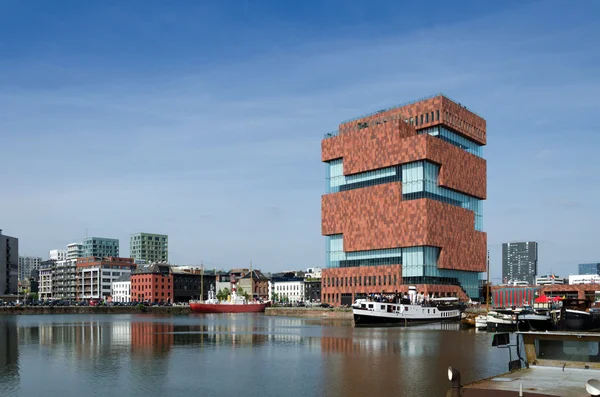 Museum aan de Stroom (MAS) in Antwerp — Stock Photo, Image