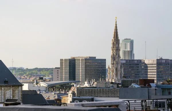 布鲁塞尔市政厅塔 — 图库照片