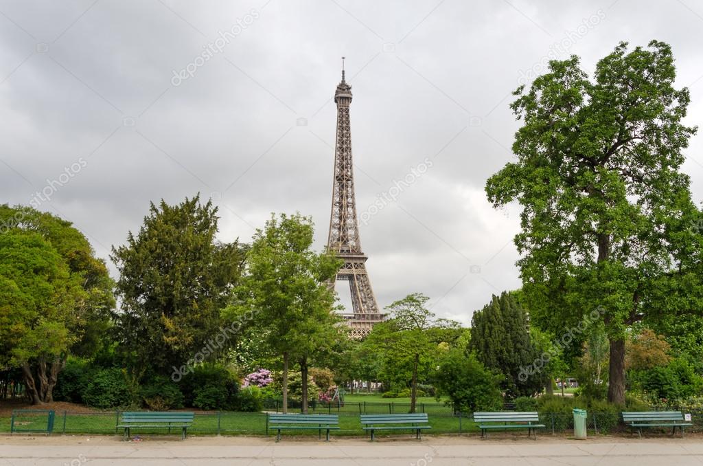 Eiffel Tower at Champ de Mars Park