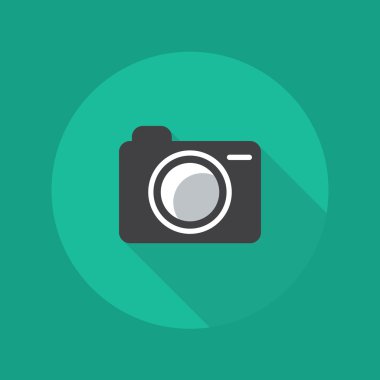 Technology Flat Icon. Camera