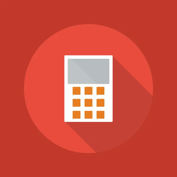 Business Flat Icon. Calculator — Stockový vektor