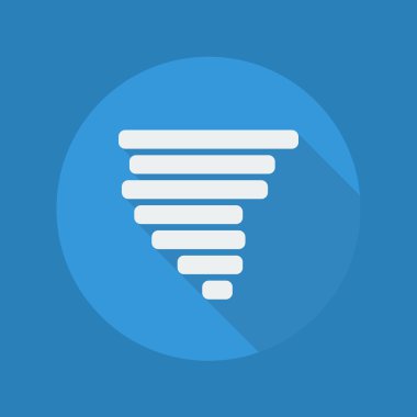 Hava düz simgesi. Fırtına