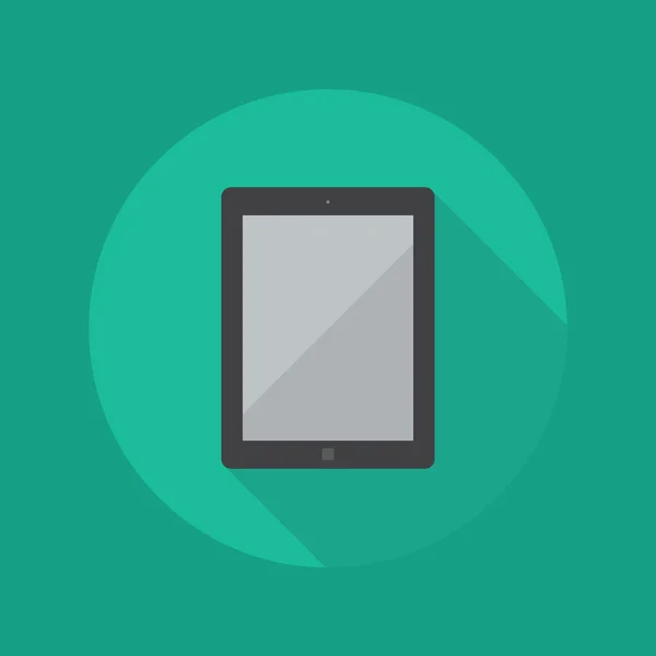Technológia lapos ikonra. Tabletta — Stock Vector