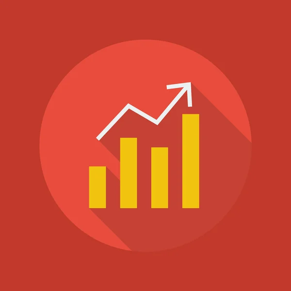 Business Flat Icon. Gráfico — Vector de stock