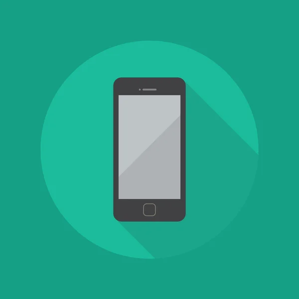 Technology Flat Icon. Smart Phone — Stock Vector
