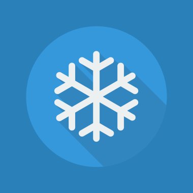 Hava düz simgesi. Kar tanesi