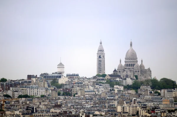 Basiliek Sacré Coeur in montmartre — Stockfoto