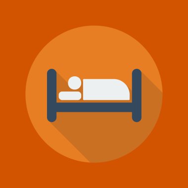 Travel Flat Icon. Hotel