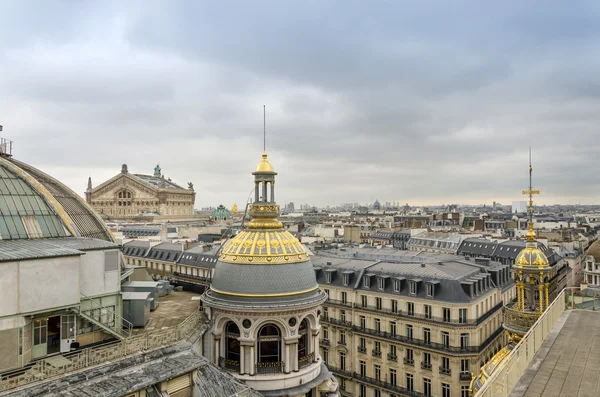 Opera House(Palais Garnier) with roofs of Paris — Stock Photo, Image