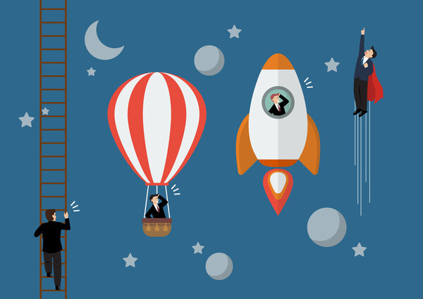 Business competition concept