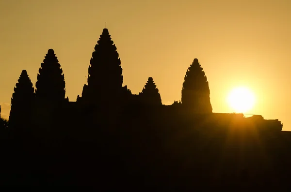 Sylwetka angkor Wat — Zdjęcie stockowe