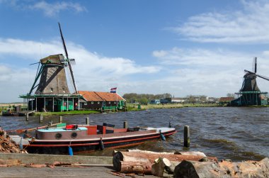 Zaanse Schans'a, seyahat hedef, Rüzgar değirmenleri