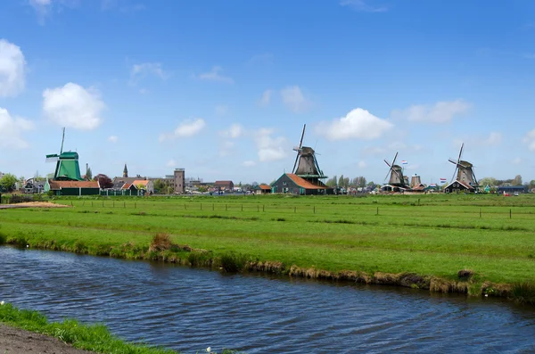 Rural windmolens in Zaanse Schans — Stockfoto