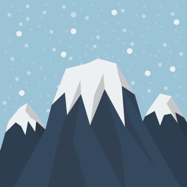 Dağ tepe düz tarzı