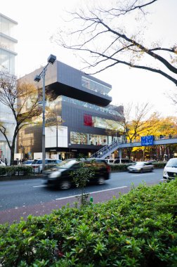 Tokyo, Japan - November 24, 2013: Tourists shopping on Omotesando Street