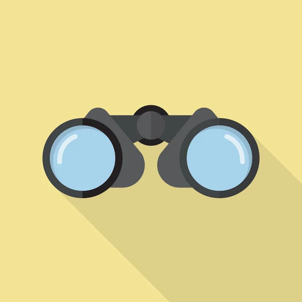 双眼鏡アイコン フラット スタイル — ストックベクタ