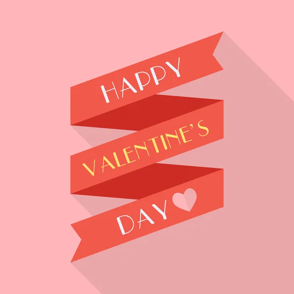 Happy Valentines Day card — Stock Vector