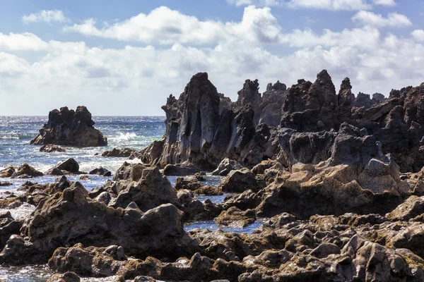 兰萨罗特岛火山海岸线 — 图库照片