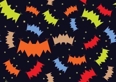 Yarasalar gece arka plan Cadılar Bayramı