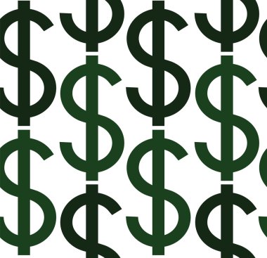 Doları sorunsuz doku yeşil yağ