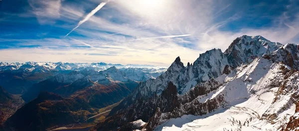 Mont Blanc, Courmayeur, Itália — Fotografia de Stock