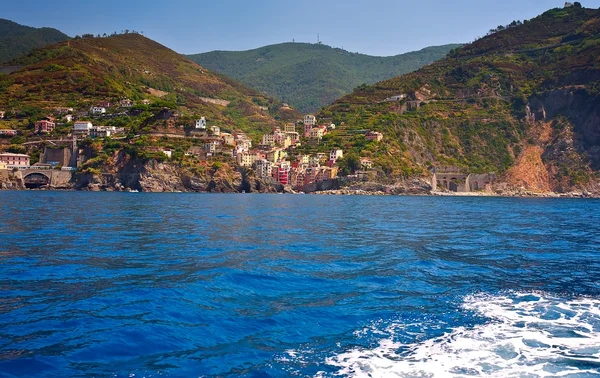 Riomaggiore Cinque Terre Liguria, İtalya — Stok fotoğraf
