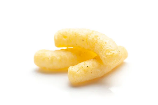 Close Cheese Potato Puff Snacks Sticks Popular Listo Para Comer — Foto de Stock