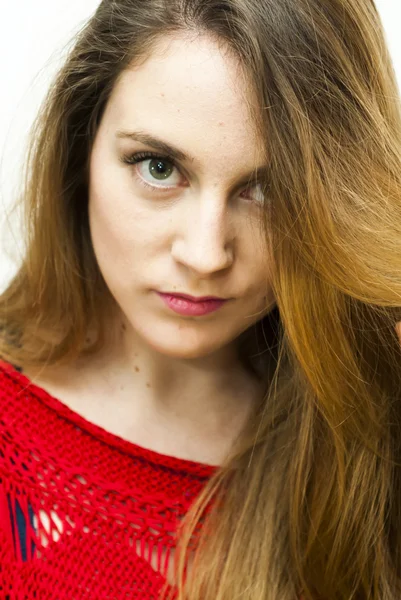 Portrait of Beautiful Young Woman — Stock Photo, Image