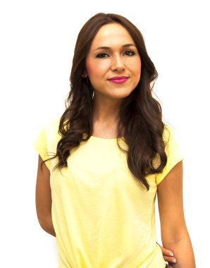 Güzellik kadın kahverengi saçlı