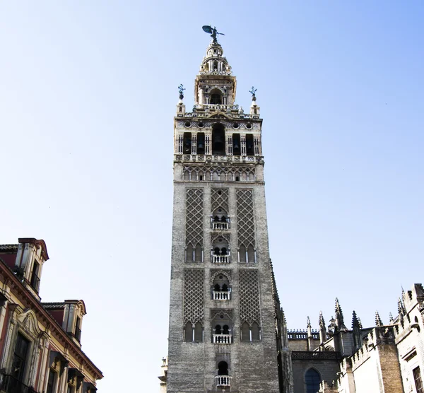 Kathedrale von Sevilla mit dem Giralda-Turm in Sevilla genannt, spai — Stockfoto