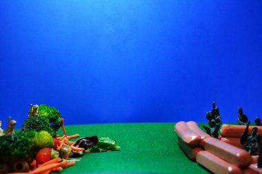 Beslenme savaş. Sebze ordusuna karşı ordu 