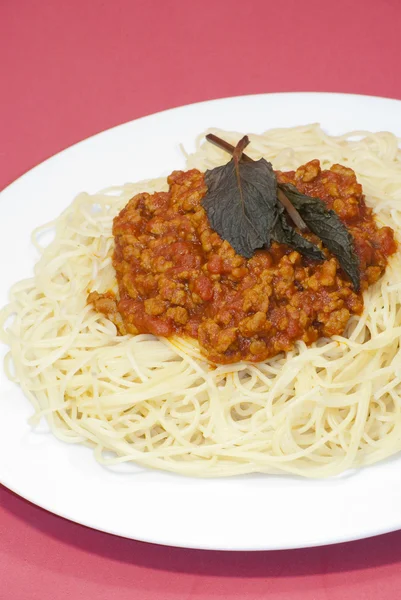 Spagetti bolognese – stockfoto