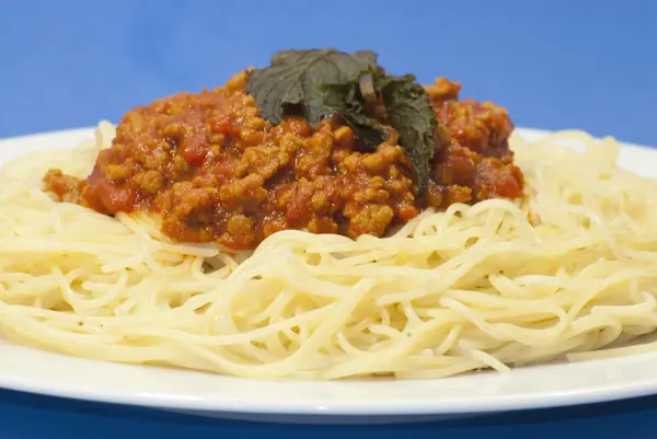 Spagetti bolognese – stockfoto