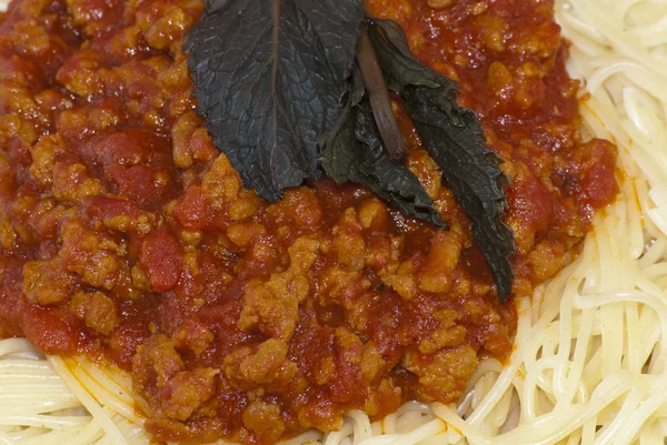 Spaghetti bolognais — Photo