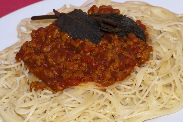 Spaghetti bolognais — Photo