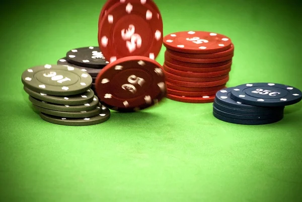 Poker chips — Stock Photo, Image