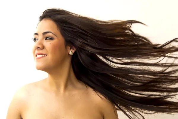 Beautiful  Woman Shaking Her Hair — Stock Photo, Image