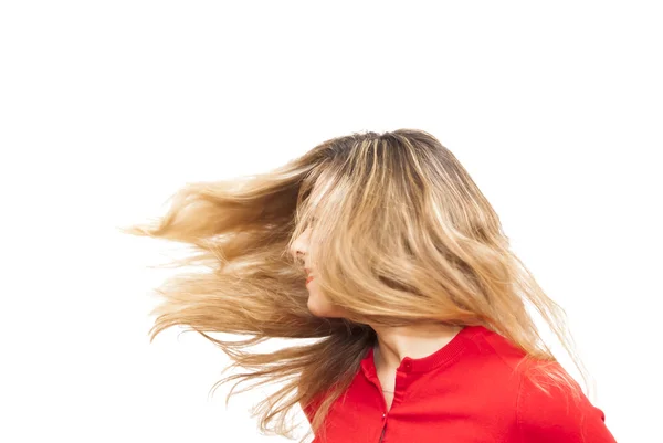 Beautiful  Woman Shaking Her Hair — Stock Photo, Image