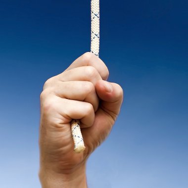 Güçlü bir ip sürükleyici el