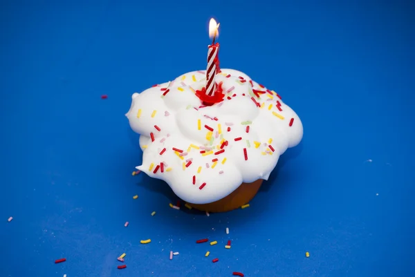 Birthday cupcake — Stock Photo, Image