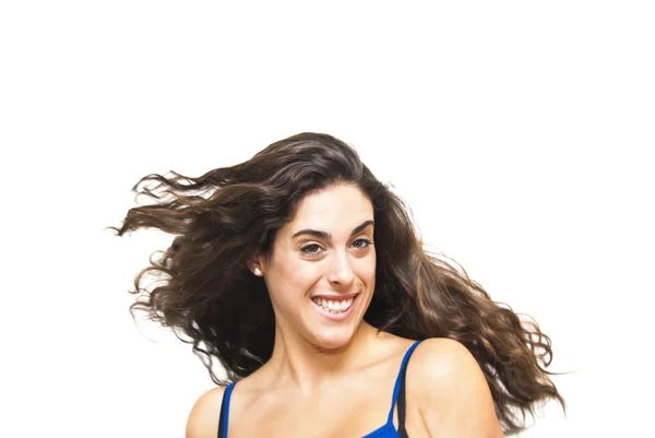 Beautiful  Woman Shaking Her Hair — Stock Photo, Image