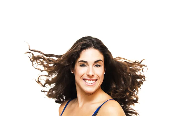 Beautiful  Woman Shaking Her Hair — Stock Photo, Image