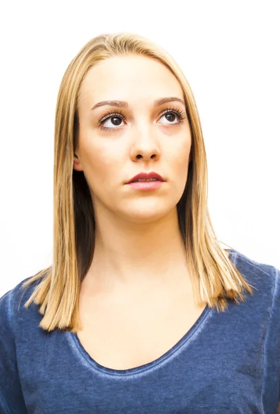 Retrato de una hermosa joven —  Fotos de Stock