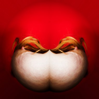 Hakkında soyut fantezi çıplak bir kadın