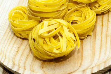 İtalyan makarna yuvasına ahşap