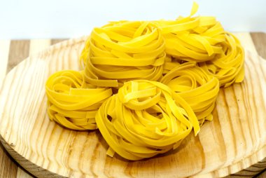 İtalyan makarna yuvasına ahşap