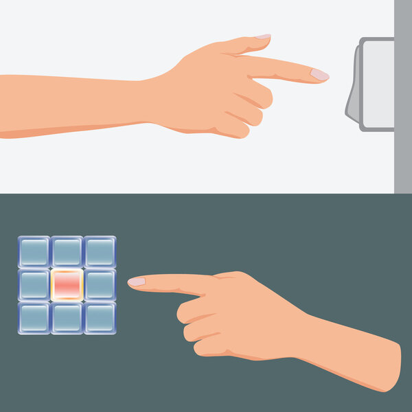 Включая палец
